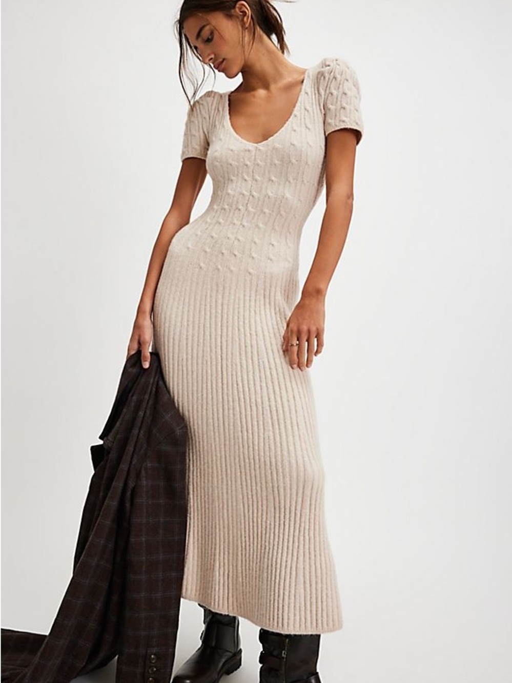 Free People Madsen Midi Dress NWT